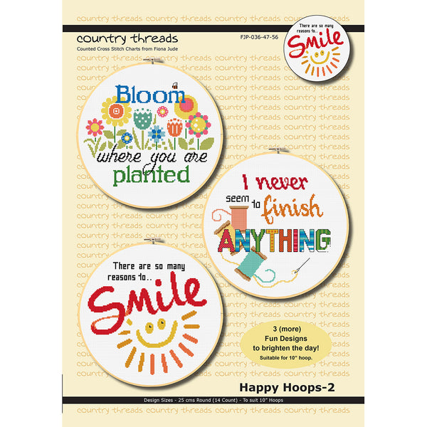 Happy Hoops-2 FJP-036-47-56 by Country Threads