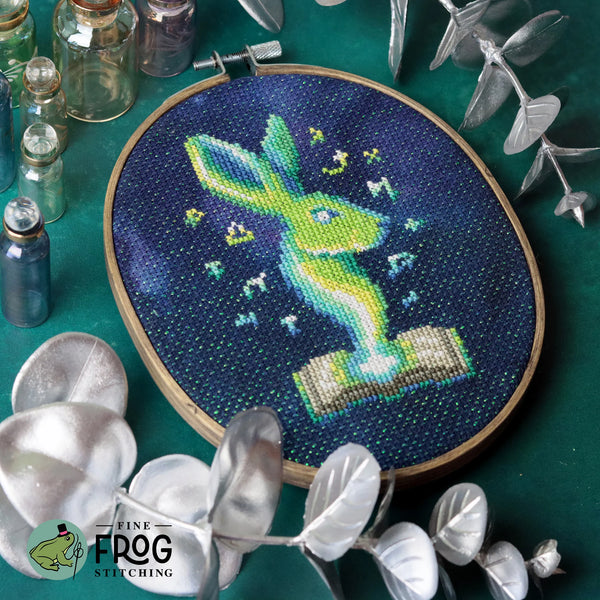 Hare of Glyphs by Fine Frog Stitching
