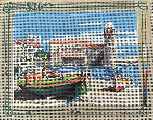 Collioure - Tapestry Canvas by SEG de Paris 926.85