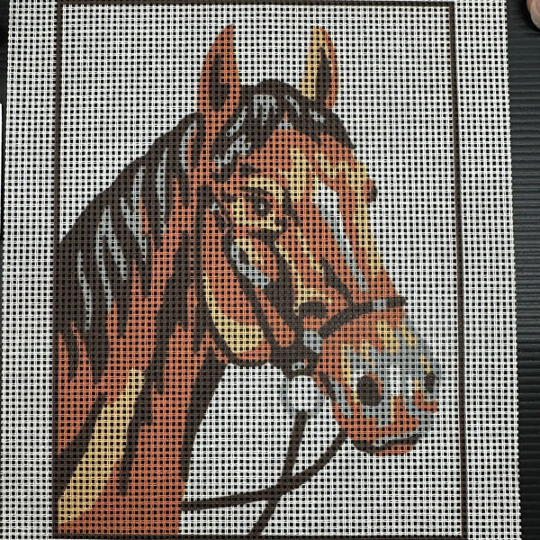 Horse Head - Tapestry Canvas