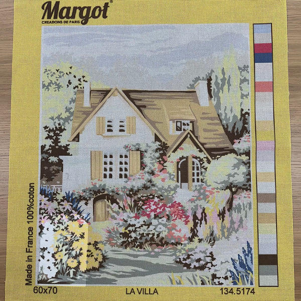 La Villa - Tapestry Canvas by Margot Creations de Paris 134.5174