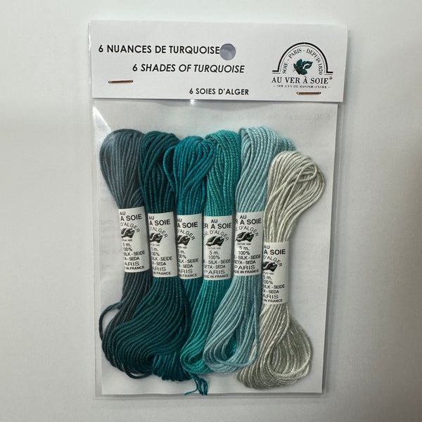 Au Ver a Soie D'Alger Shade Pack - Turquoise