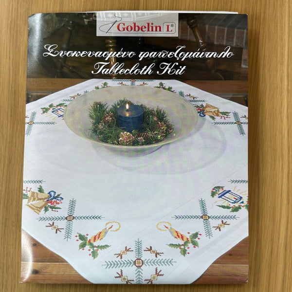 Cross Stitch Tablecloth Kit Christmas 90cm x 90cm Art.50 105 by Gobelin L