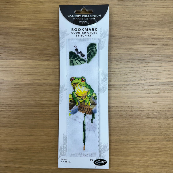 Frog Bookmark Counted Cross Stitch Kit NJP.011 by Leuts