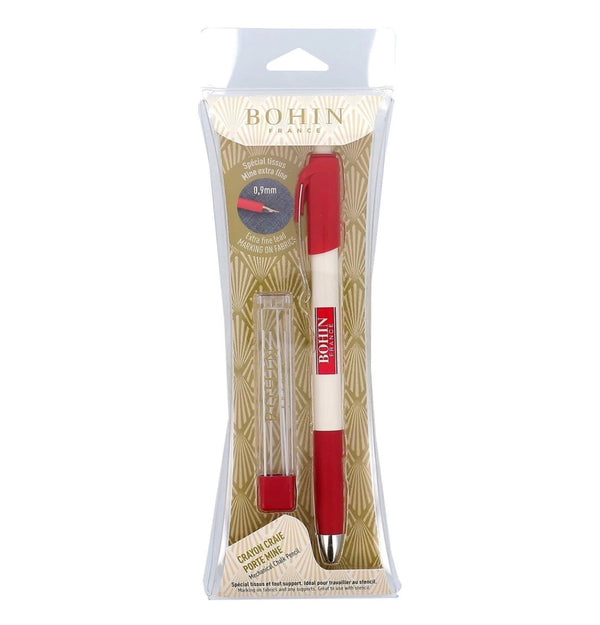 Bohin Mechanical Chalk Pencil - Extra Fine 0.9mm (white)