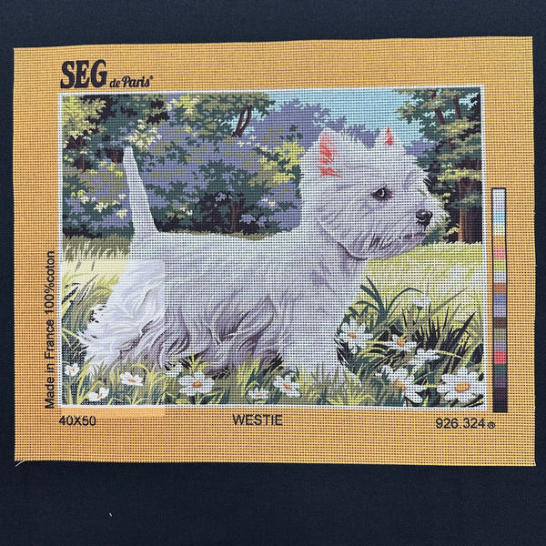 Westie - Tapestry Canvas by SEG de Paris 926.324