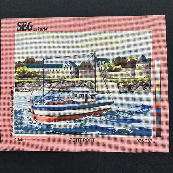 Petit Port - Tapestry Canvas by SEG de Paris 926.287