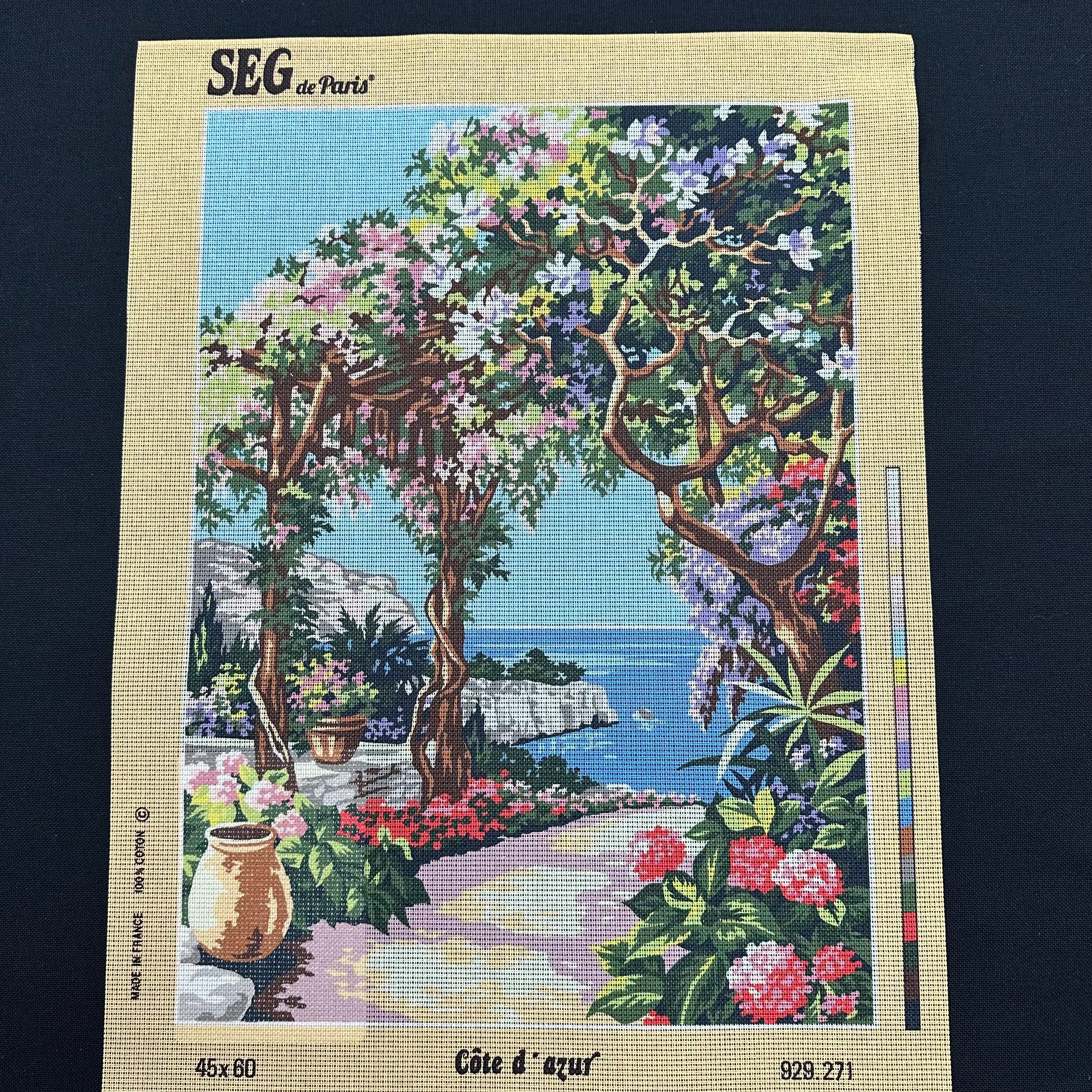Côte d'Azur - Tapestry Canvas by SEG de Paris 926.271 – Stitchers