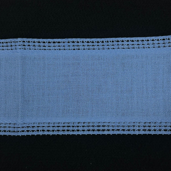 Linen Band 10cm Wide - Light Blue (per 50cm)