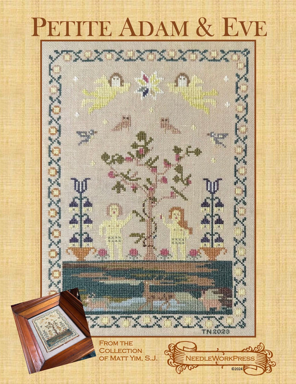 Petite Adam and Eve by NeedleWorkPress