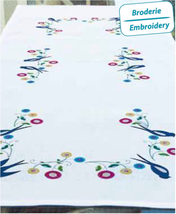 Stamped Embroidery Table Linen 608-8833 by Brodélia