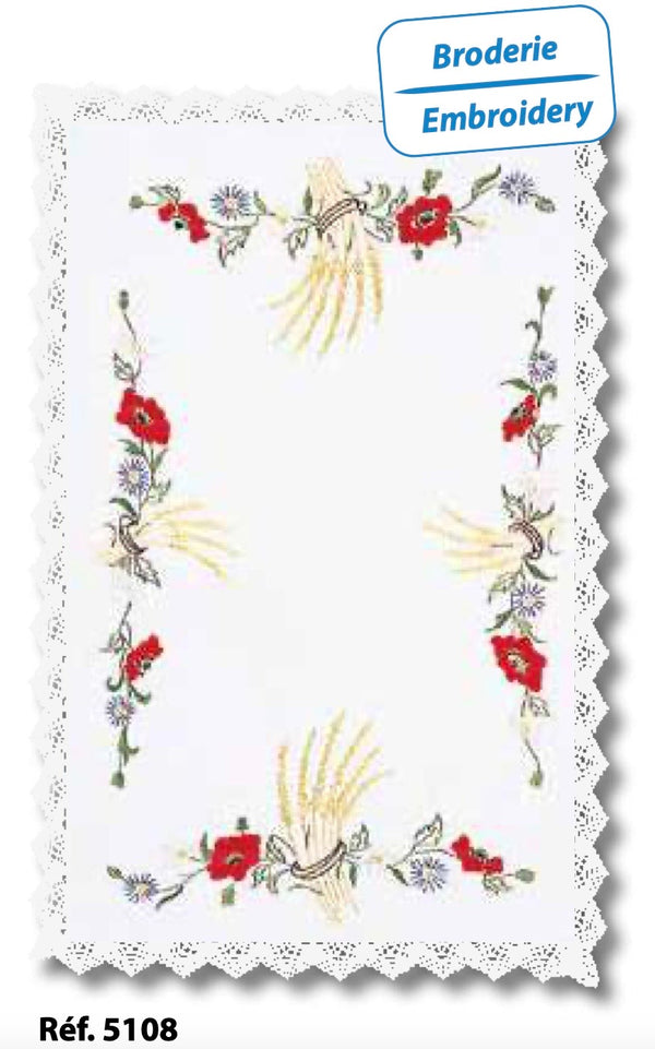Stamped Embroidery Runner 5108 by Margot Creations de Paris