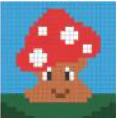 Mushroom Cross Stitch Kit by Gobelin L 06.21