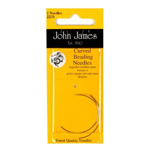 John James Curved Beading Needles JJ31 - Size 10