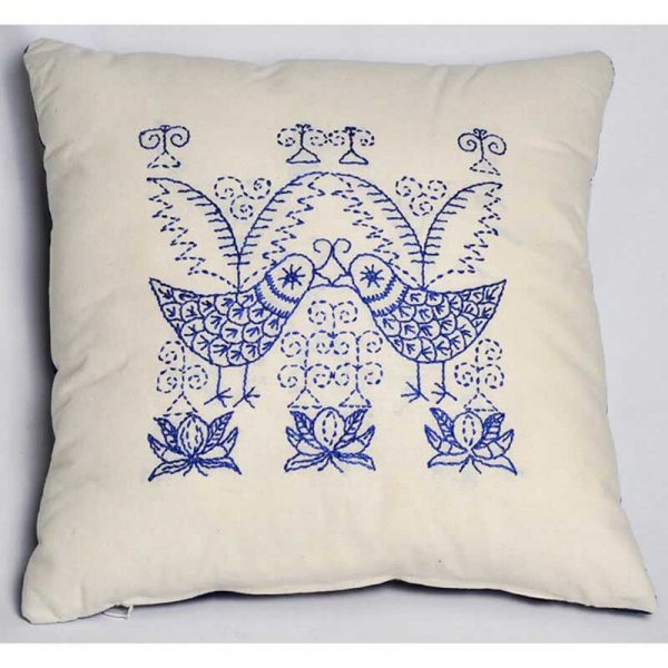 Scandi Birds Embroidery Pillow Kit by Anette Eriksson