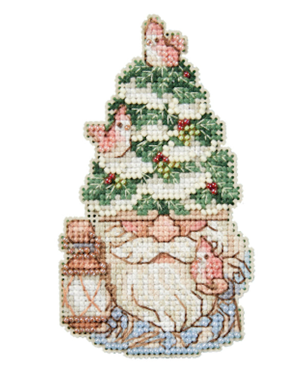 Evergreen Gnome -  Beaded Cross Stitch Kit by Jim Shore for Mill Hill  (JS20-2312)