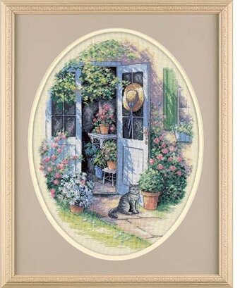 Garden Door Cross Stitch Kit 35124 by Dimensions
