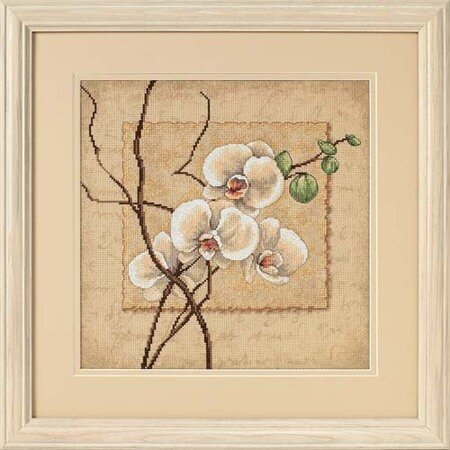 Oriental Orchids Cross Stitch Kit 35176 by Dimensions