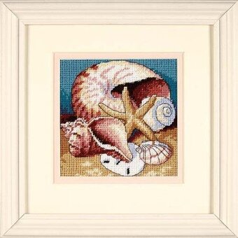 Shell Collage Needlepoint Kit 7219 by Dimensions