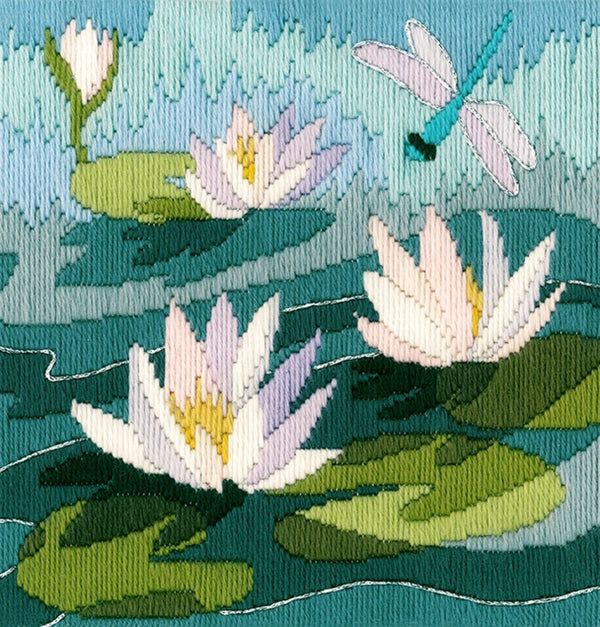 Water Lilies Long Stitch Kit LSWL by Bothy Threads