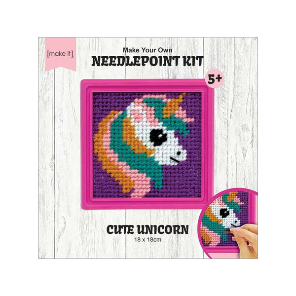 Make it Needlepoint Kit - Cute Unicorn 585408-UNICORN