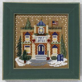 Post Office - Christmas Village Mill Hill Buttons & Beads Cross Stitch Kit (MH14-6303)