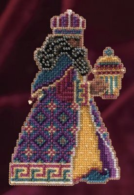 Balthasar - Mill Hill Magi Trilogy Stitched and Beaded Ornament Kit (MH19-1301)