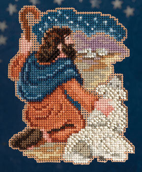 Benjamin - Mill Hill Nativity Trilogy Stitched and Beaded Ornament Kit (MH19-3302)