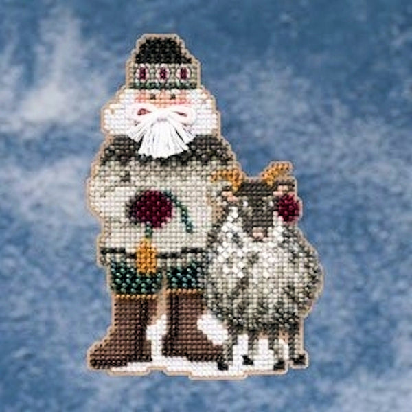 Greenland Santa - Mill Hill Arctic Circle Stitched and Beaded Ornament Kit (MH20-9301)