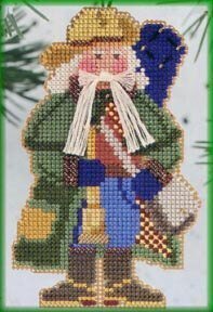 Southern Cross Santa - Mill Hill Starlight Santas Stitched and Beaded Ornament Kit (MHNS5)