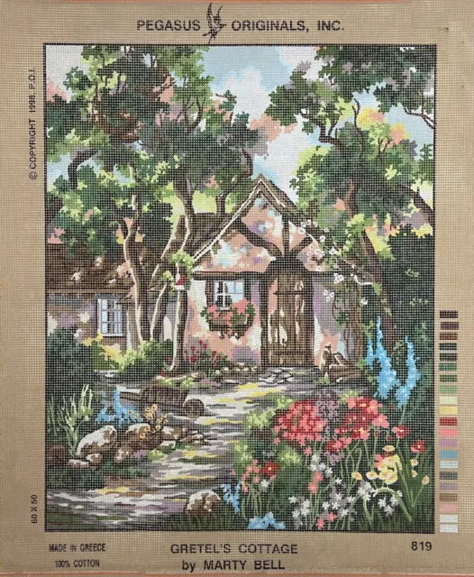 Gretel's Cottage 819 by Marty Bell - Tapestry Canvas by Pegasus Originals, Inc.