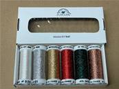 Au Ver A Soie - 6 Pack of Metallic #4 Noel