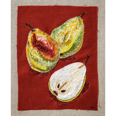 Pears Slow Stitching Kit by Wattle & Loop