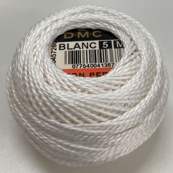 DMC Perle 5 Ball Blanc