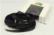 Au Ver a Soie Silk Ribbon 2mm (3m) - Noir