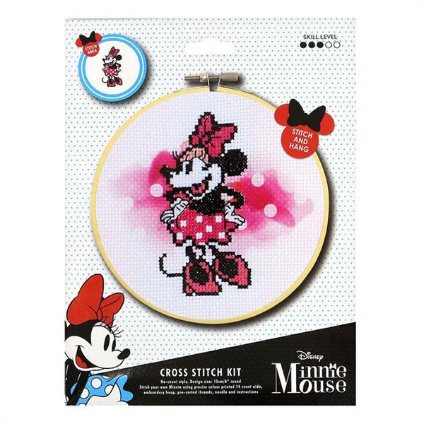 Minnie Mouse Disney No-Count Cross Stitch Kit by Sew Easy SEL.CS002