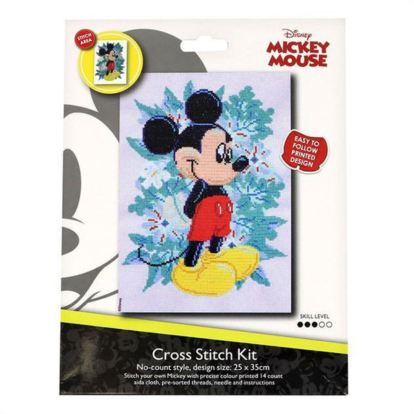 Mickey Mouse Disney No-Count Cross Stitch Kit by Sew Easy SEL.CS007