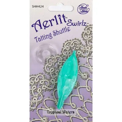 Aerlit Tatting Shuttle Swirls - Topical Waters SHH424 by Handy Hands