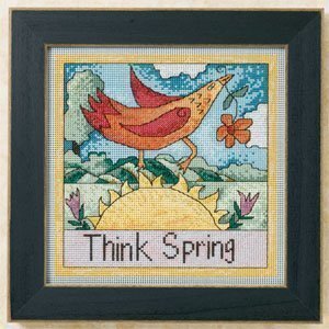 Think Spring Cross Stitch Kit ST15-1101 Sticks by Mill Hill