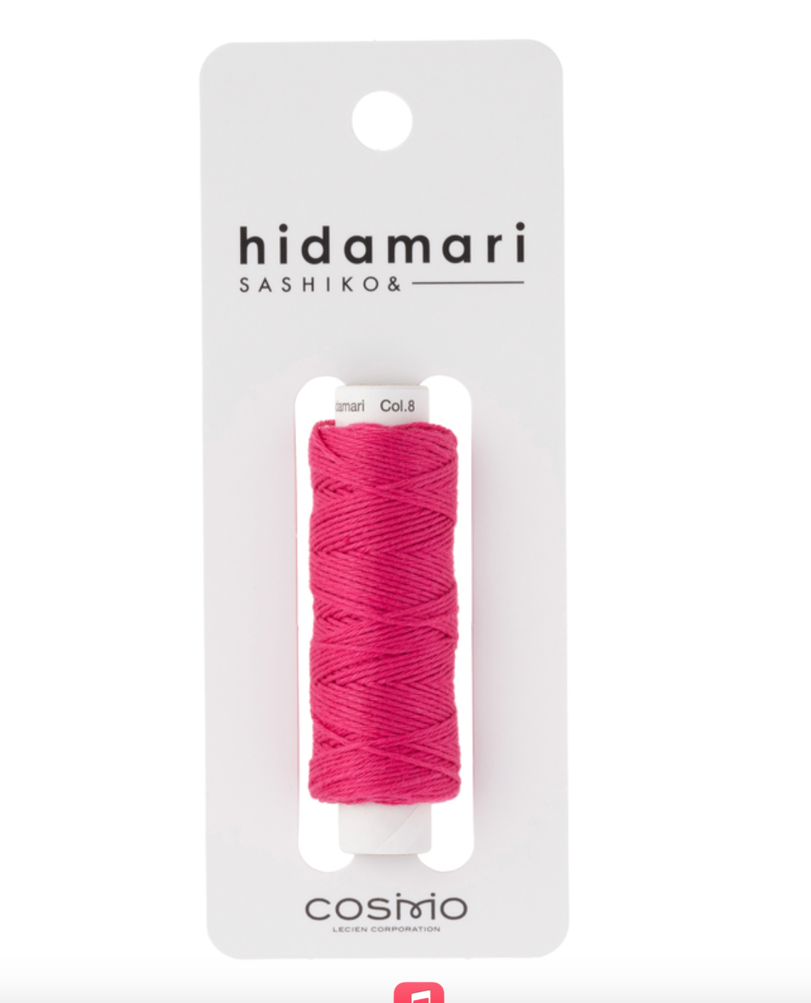 Cosmo Stranded Thread 718 Cosmo Hidamari Sashiko Thread - 8 Raspberry – Stitchers' Corner Australia