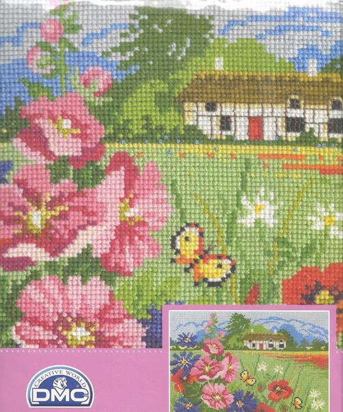 Summer Meadow Cross Stitch Kit - by DMC BK1677