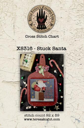 Stuck Santa XS316 by Teresa Kogut