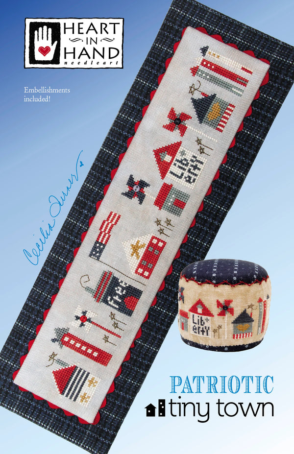 Patriotic- Tiny Town by Heart In Hand Needleart