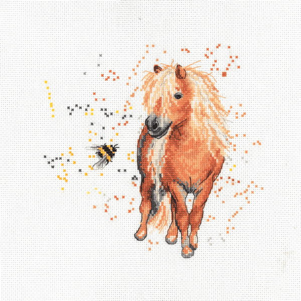 Beau and Bumble - Bree Merryn Fine Art Cross Stitch Kit by My Cross Stitch BMCS22