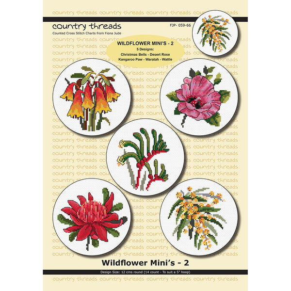Wildflower Mini's -2 FJP- 059-66 by Country Threads