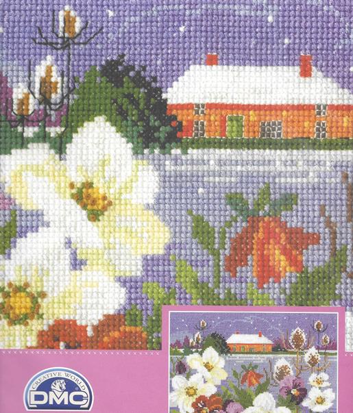 Winter Garden Cross Stitch Kit - by DMC BK1679