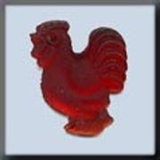 Mill Hill - Glass Treasures - 12302 Rooster Matte Dark Siam