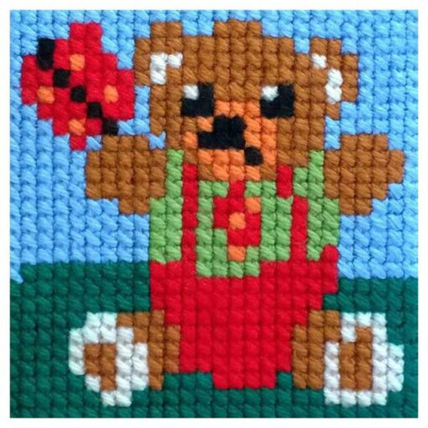 Teddy Bear Cross Stitch Kit by Gobelin L 06.6