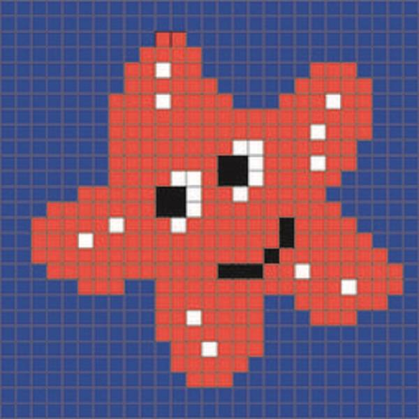 Starfish Cross Stitch Kit by Gobelin L 06.17