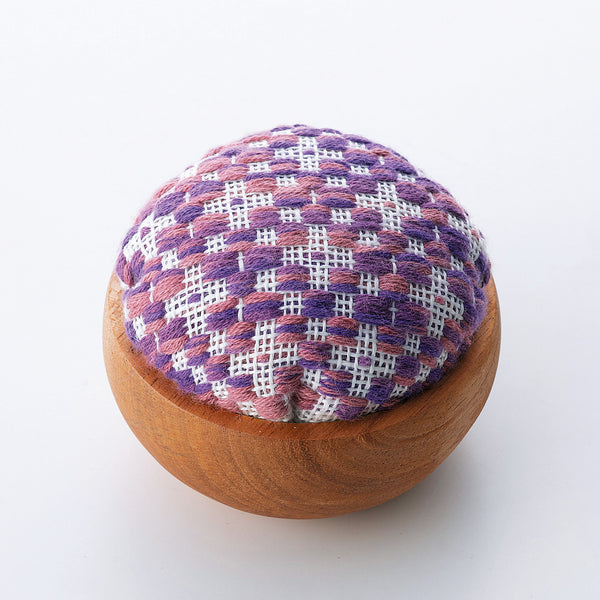Hydrangea Wooden Bowl Pin Cushion Kogin Kit by Olympus KK-88